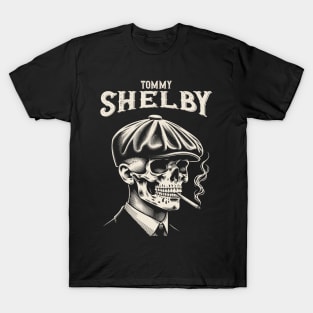 Skeleton doing smoking T-Shirt